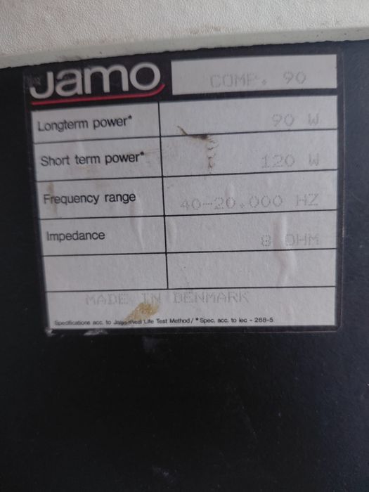 Boxe Jamo Compact 90 Denmark