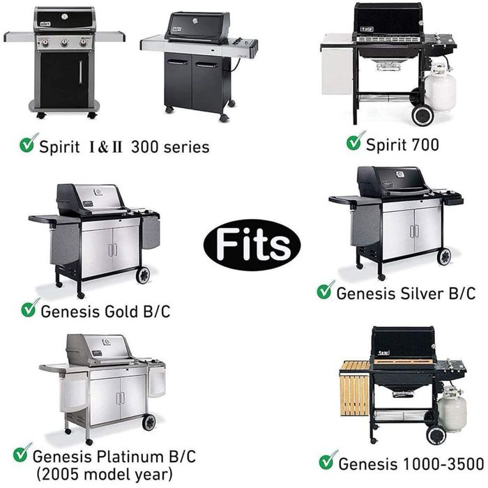 Grătare fontă GFTIME 44,5 x 30 cm pentru Weber Spirit / Genesis