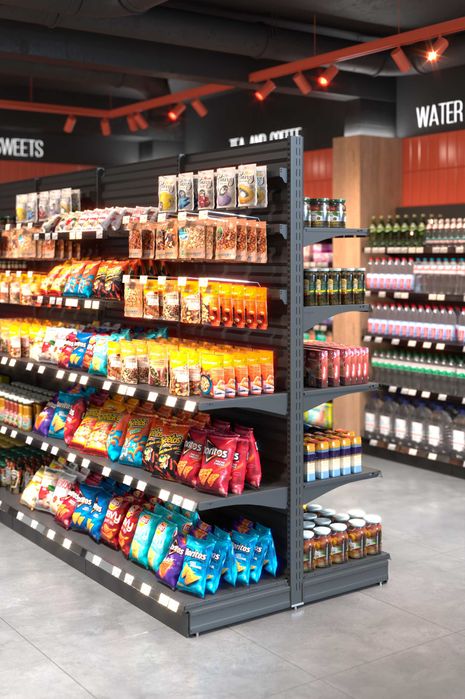 DEPOZIT CRAIOVA Rafturi magazin , Rafturi paine , fructe si legume , panificatie SHOWROOM
