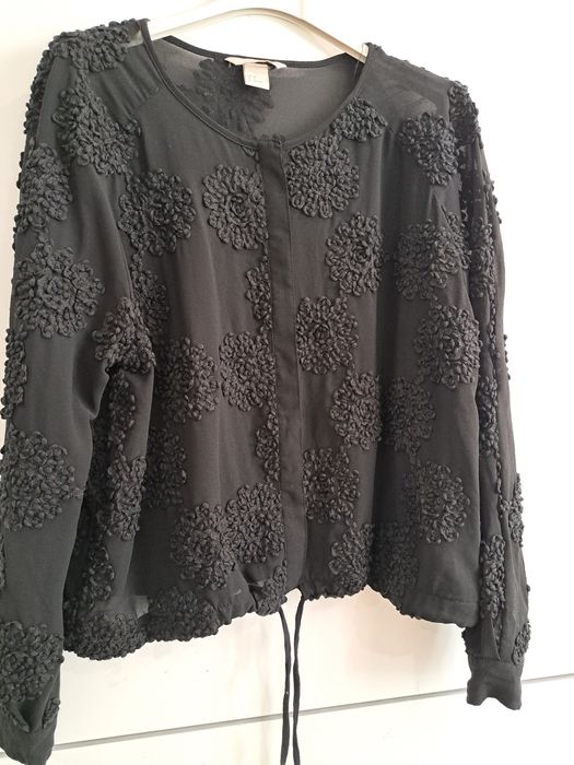 H&M риза с 3d цветя р-р С
