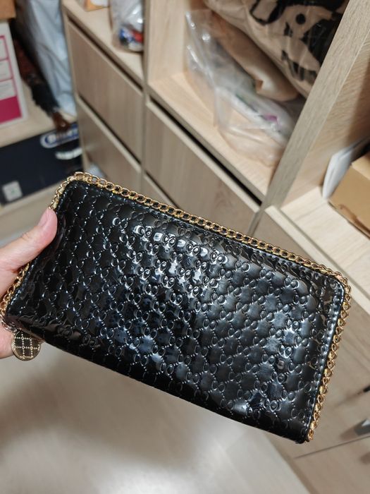 клатч чёрный новый