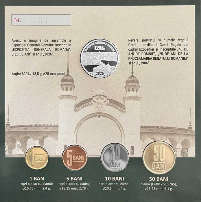 Set de Monetarie 2026, Expoziția Generală Română din 1906 – 120 de ani de la inaugurare