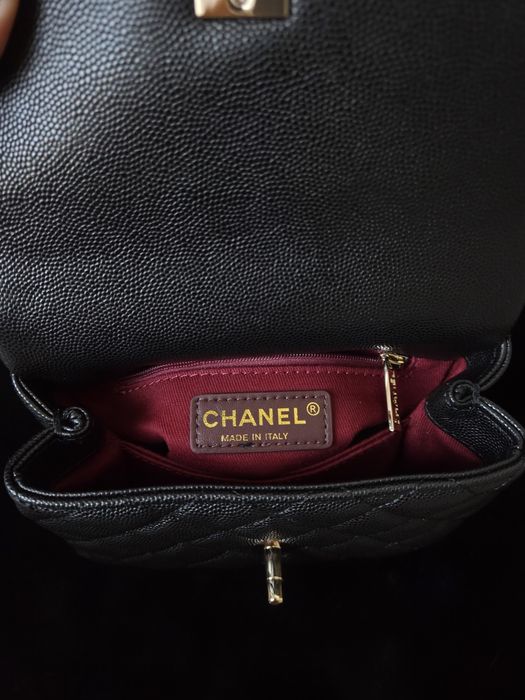 Chanel Mini Coco Handle Bag Gold Hardware
