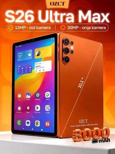 Планшет OZCT S26ULTRA MAX, мощность, качество и удобство
