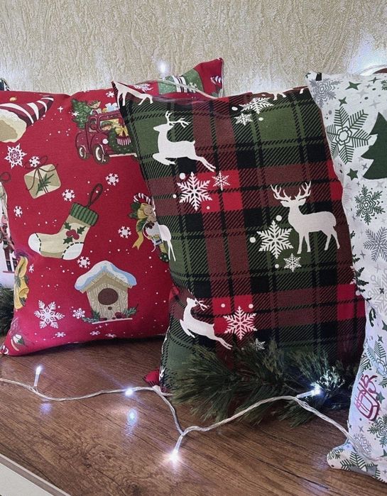 Подушки новогодние декоративные Podushki