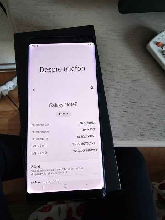 Vand samnsung note 8