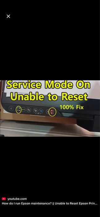 Epson printerlar pampers boshatish