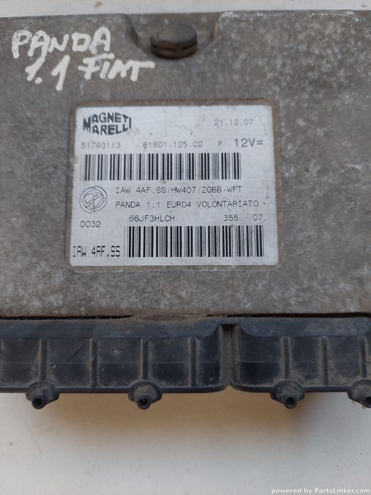 Calculator Ecu Fiat Panda (169_) [ 2003 - > ] Oem 6160112502