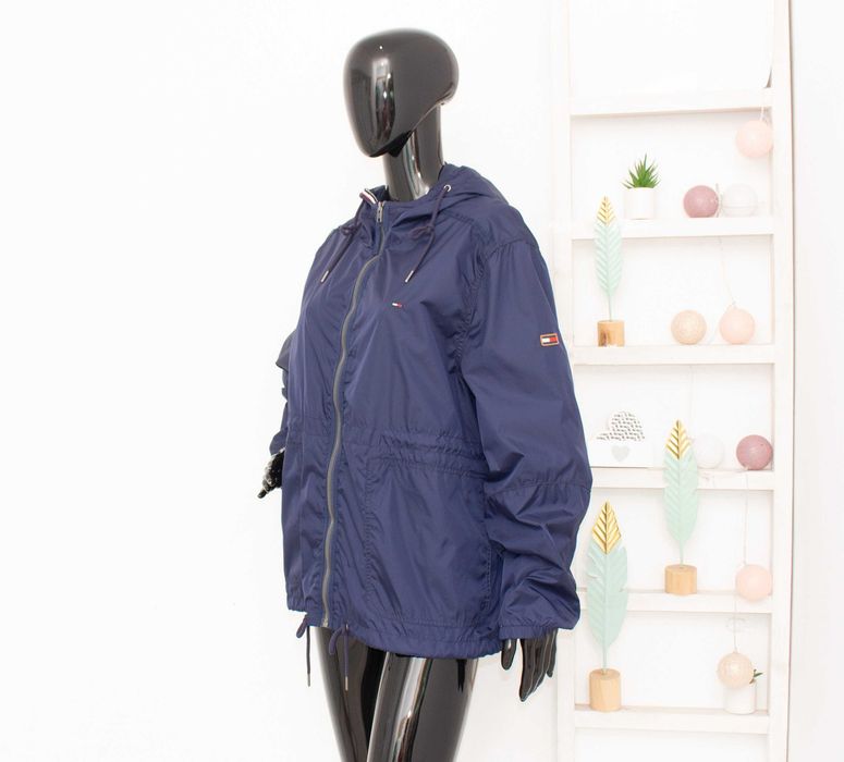 Tommy Hilfiger Оригинално дамско яке тъмносиньо Windbreaker Ветровка XL