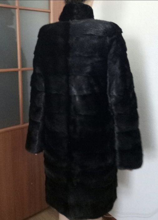 Шуба норковая "Чёрный бриллиант"
