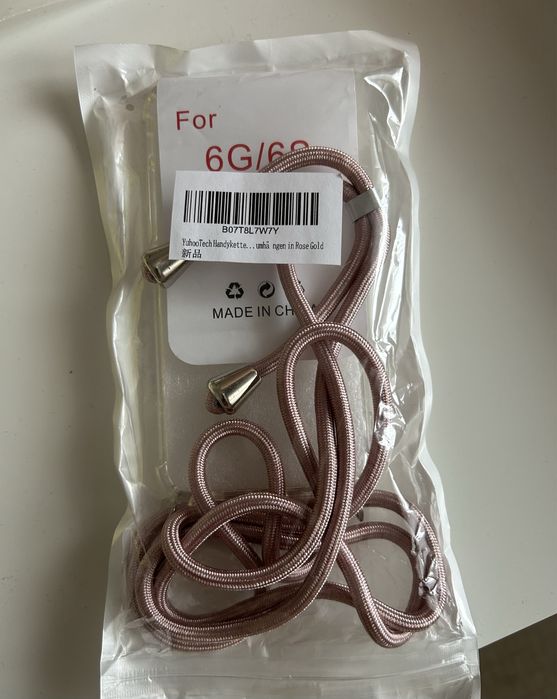 Husa Iphone 6/6S transparenta cu snur