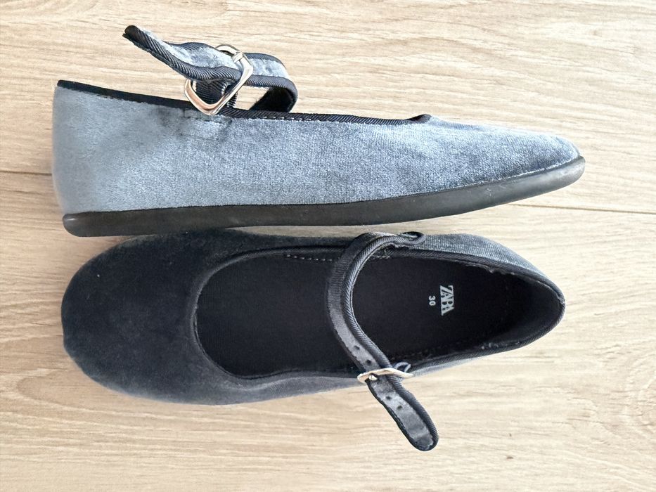 Balerini Zara catifea marimea 30