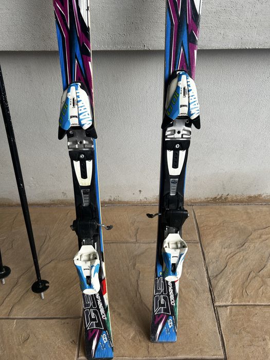 Skiuri Nordica lungime 135 cm + bete HEAD