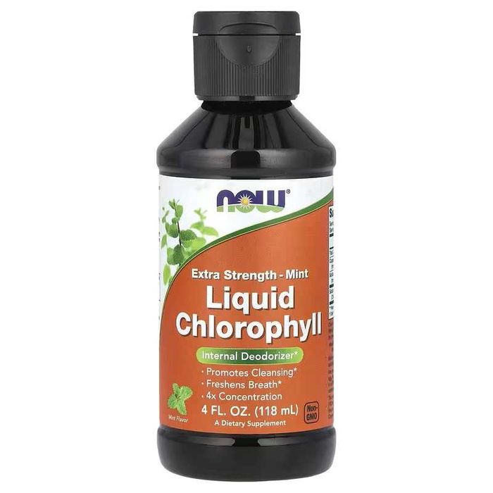 NOW Foods Liquid Chlorophyll хлорофилл хлорофил xlorofil xlorafil