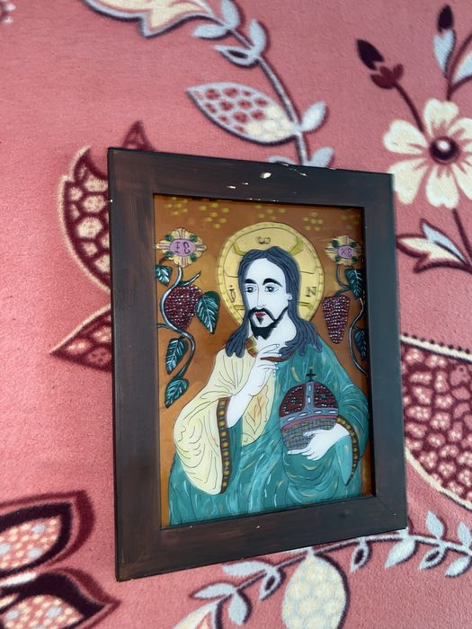 Icoana pictata de un baietel de clasa a 4 a