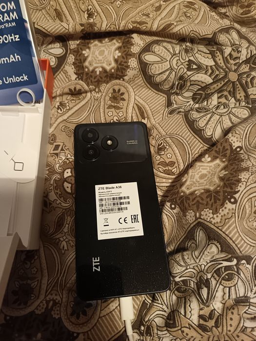 Продам zte black a36