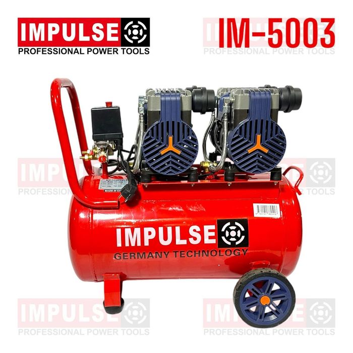 Компрессор (IMPULSE) Безмаслыный Безшумний Шумный компрессор
