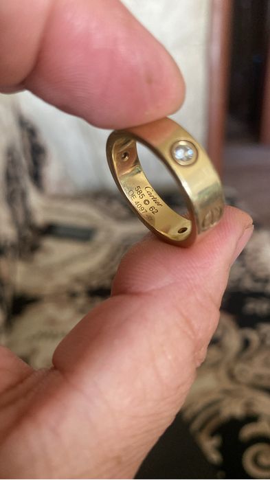Кольцо 9,05 грамм с брильянтоми