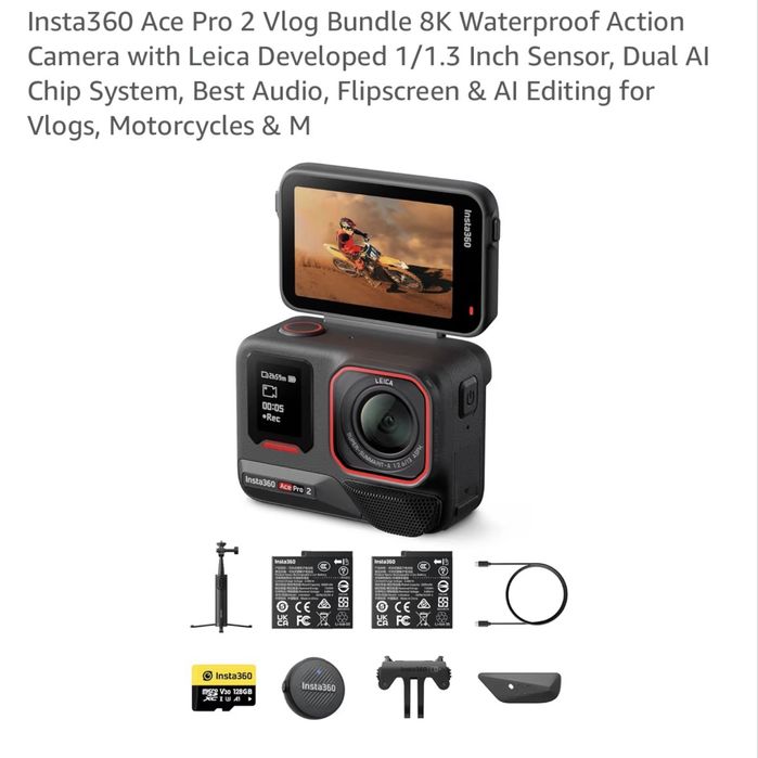 Insta360 Ace Pro 2 Vlog Bundle 8K
