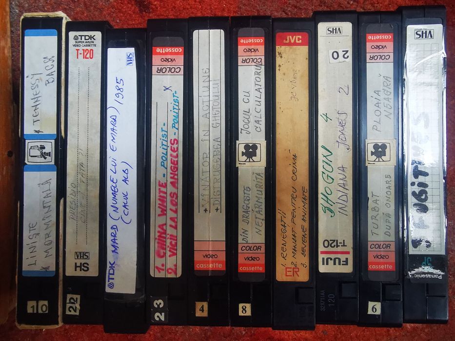Filme dublate Filme Vhs Rambo 1 2 3 Terminator 2