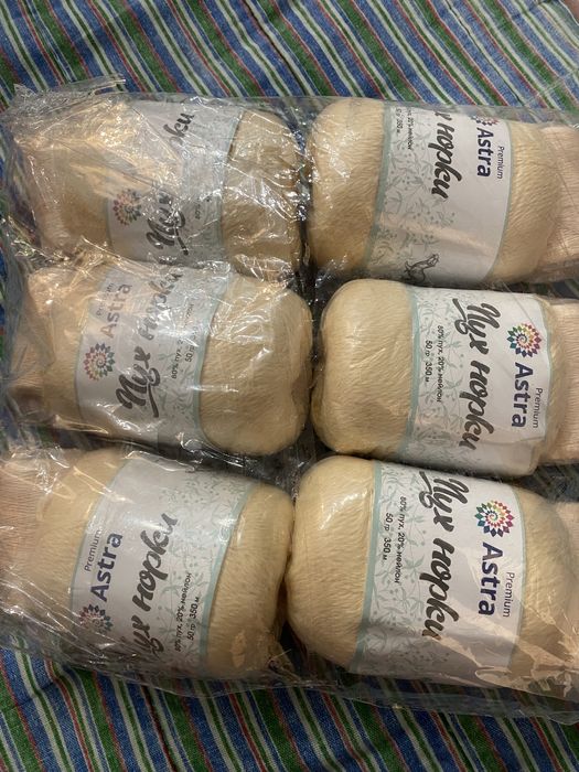 Пряжа Пух норки, пушистая