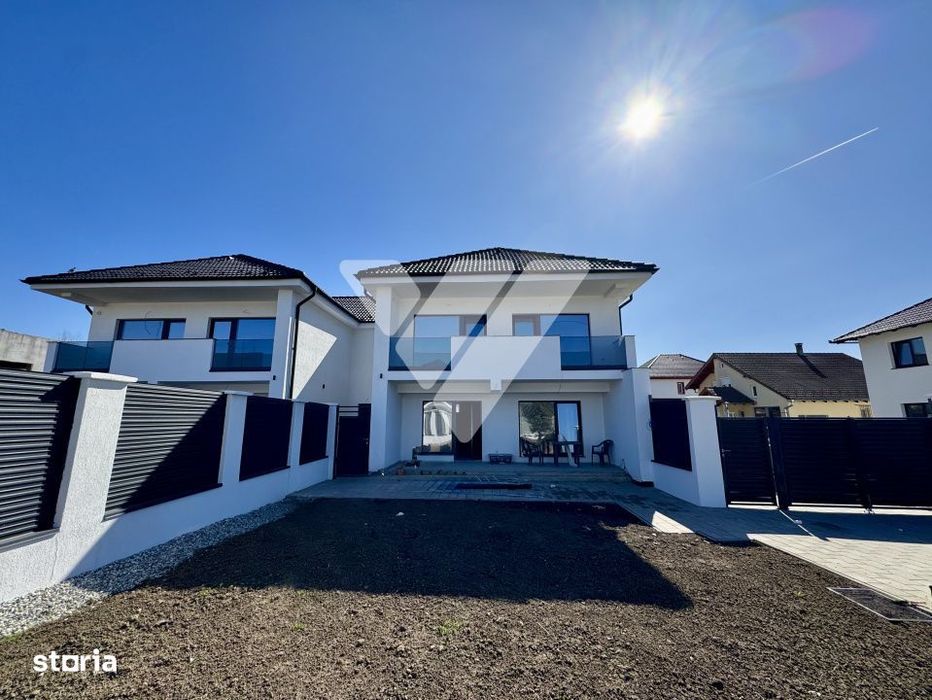 Casa noua duplex 4 camere, teren 475 mp de vanzare in Selimbar Sibiu