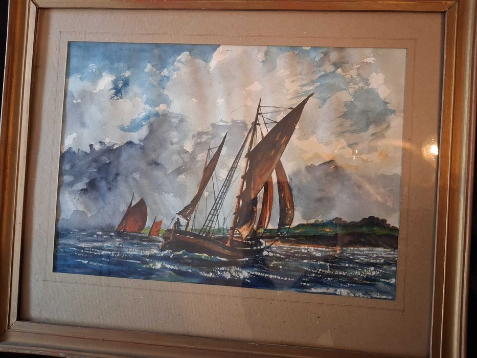 Картини маслени бой с подпис от художника