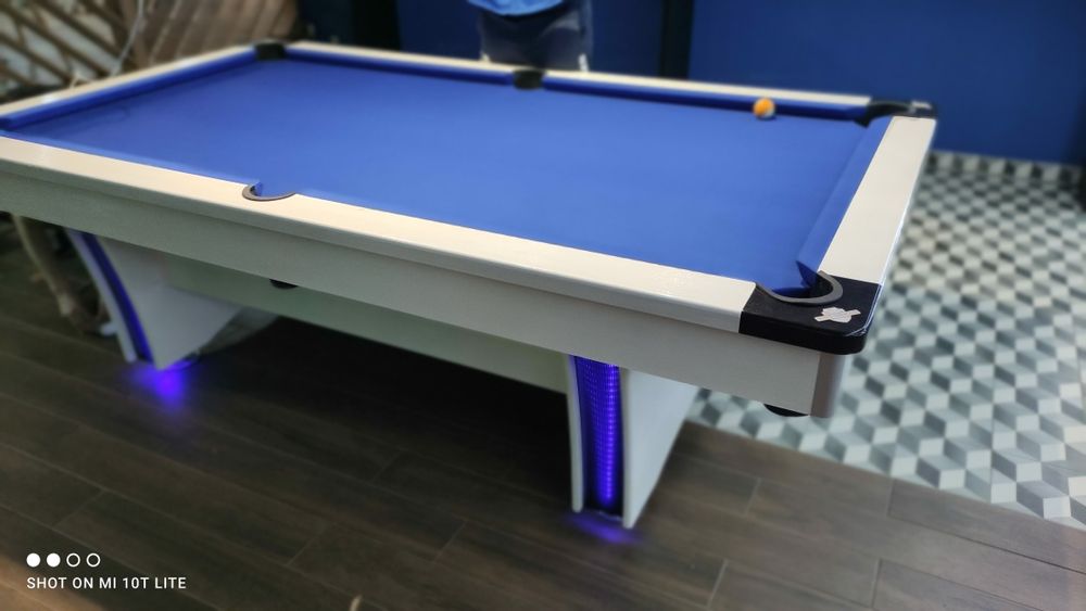 Masa biliard / Mese biliard WTG Diamond's 8 ft. Black, White, Cherry