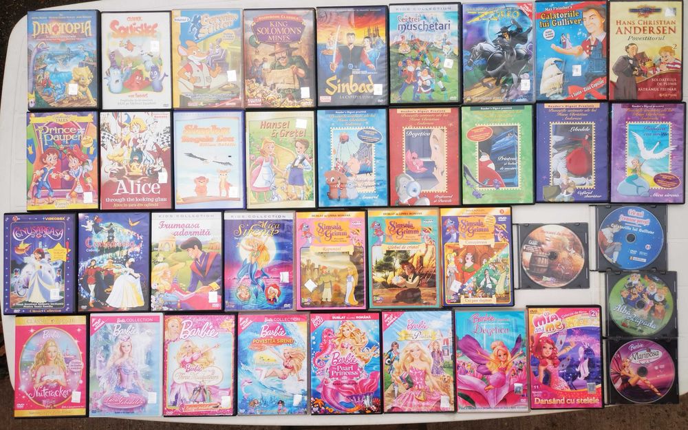 DVD filme craciun desene animate disney manga anime oraselul lenes etc