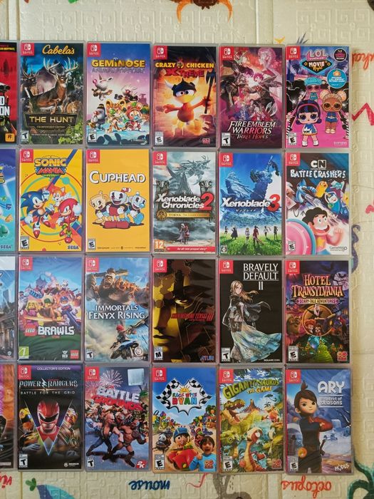 Nintendo switch игры на картриджах