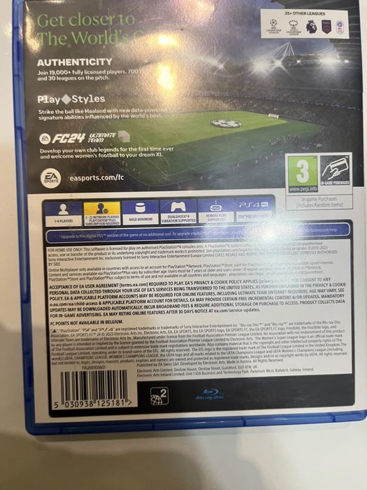 FC 24 Playstation 4 Disc