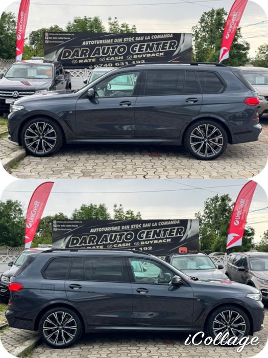 BMW X7 AN 2021 3.0 Diesel 265 CP , 100.000 Km  6X LOCURI M-Pachet Individual Full Dotari Import Italia Garantie 12 Luni Rate Cash Leasing Buy Back