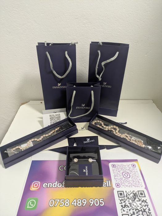 Set Swarovski Angelic Rose Gold