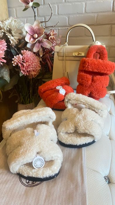 Wool slippers Hermes 37-38
