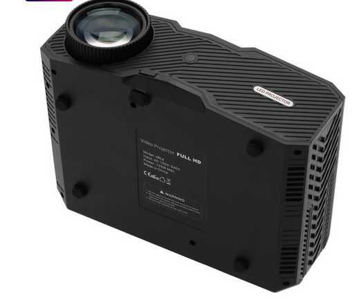 Videoproiector A+ VPL2, WXGA, Full HD, redare 4K, 5000 lumeni, Negru