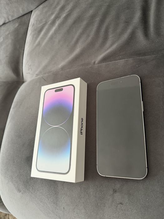 iPhone 14 proMax deep purple 128 gb