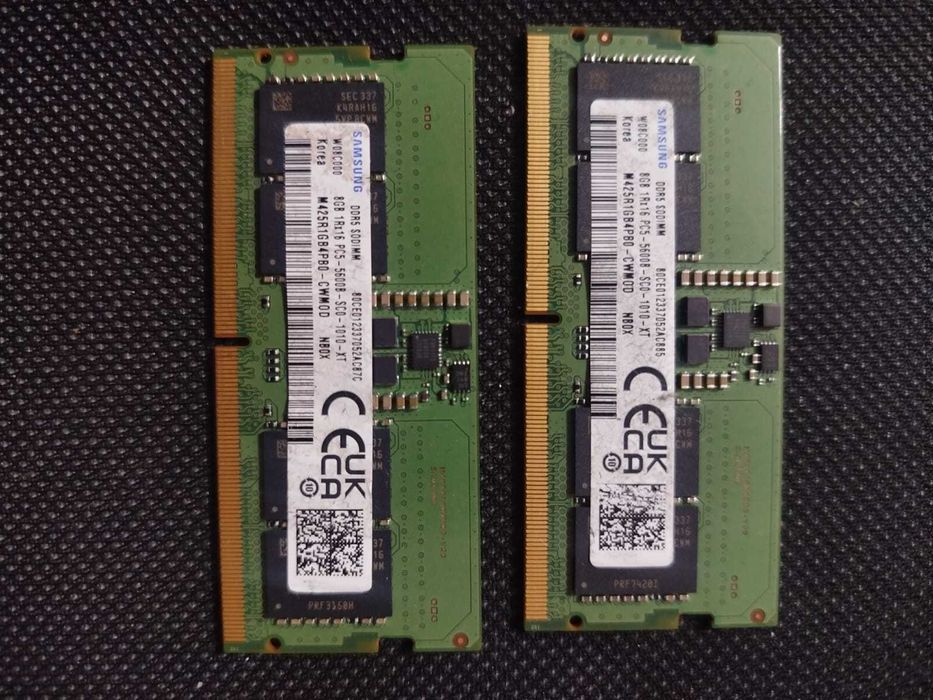 Продаю RAM DDR4 32Gb*4 / SAMSUNG RAM DDR5 sodimm 8Gb*2