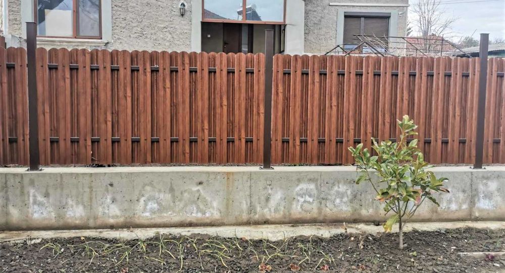 Метална ограда за двор орех-оградка за двор