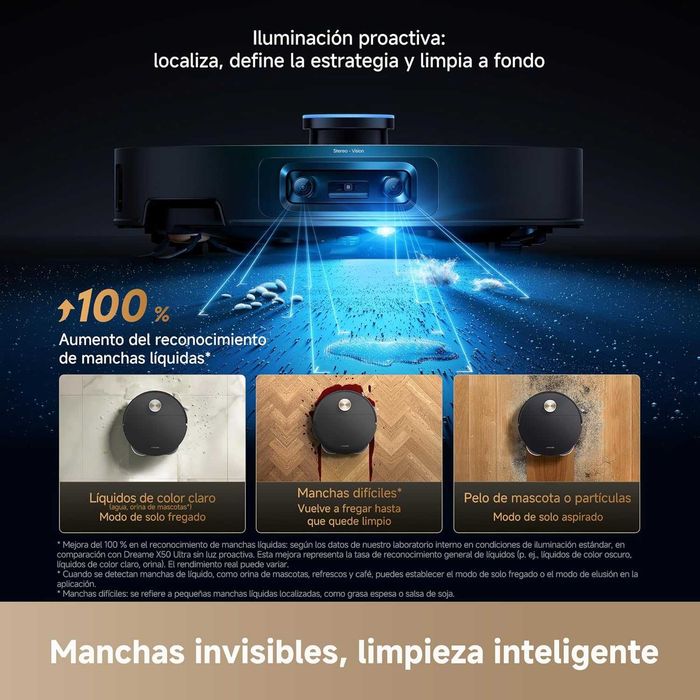 Нова AI Прахомускачка Робот за Сухо и Мокро Почистване Dreame X50s Ultra Slim, 2 години Гаранция, 35,000 Pa