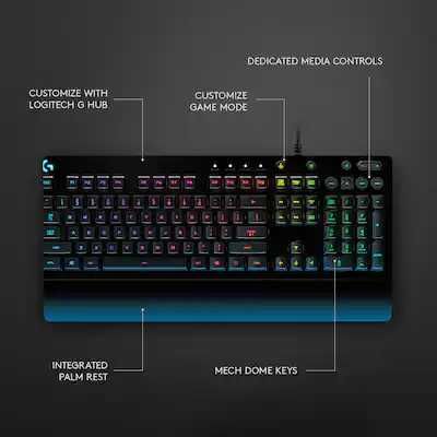 Tastatura Gaming LOGITECH Prodigy G213 RGB cu fir USB Garantie Noua Sigilata