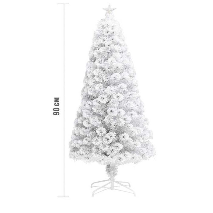 Изкуствена коледна елха - бяла