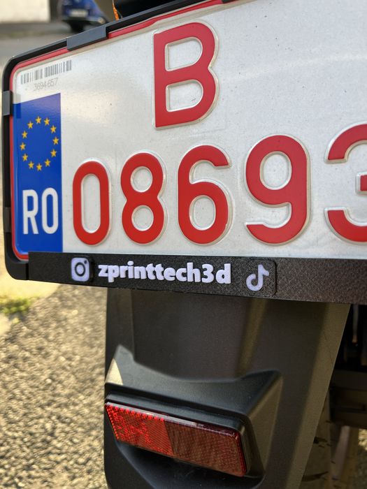 Placute inmatriculare moto custom