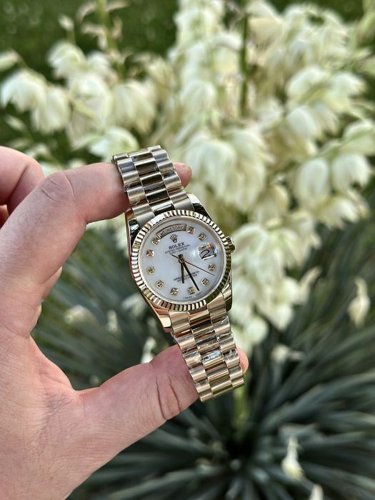 Ceas rolex day-date pearl dial 36,mm lady