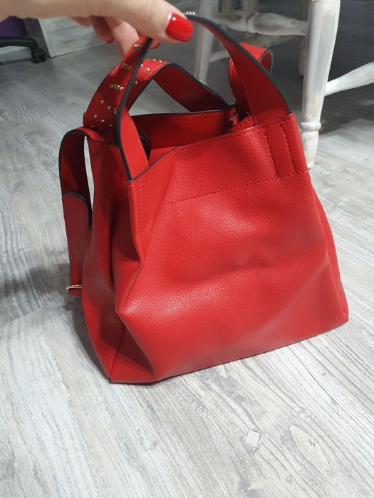 Нова чанта ZARA- червена