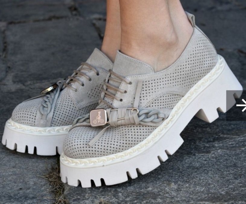 Обувки INDIGO естествена кожа и велур