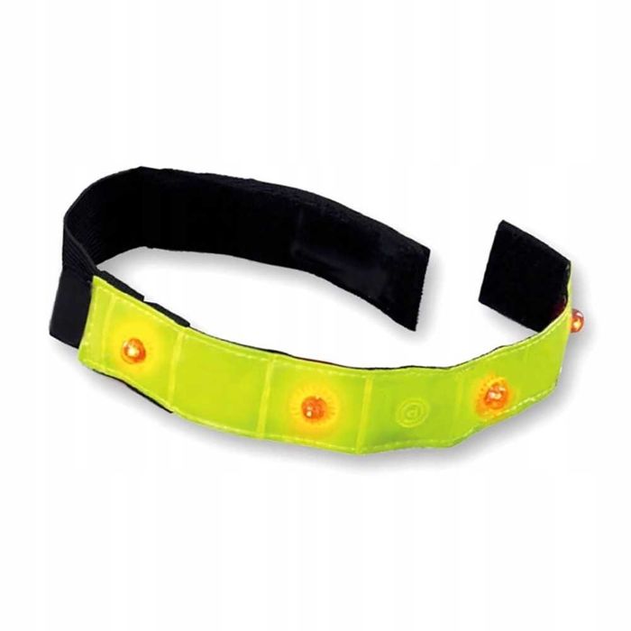 Светлоотразителна жилетка за безопасност с LED осветление