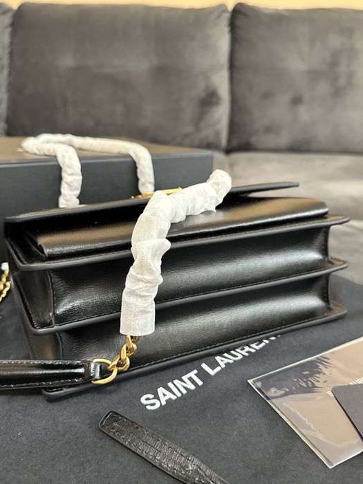 Poseta S*L* Sunset medium - 22cm/piele naturala/full box/video