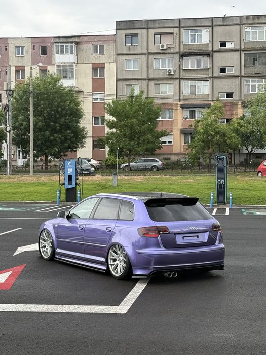 Stopuri Audi A3 8P Facelift ORIGINALE dark cherry