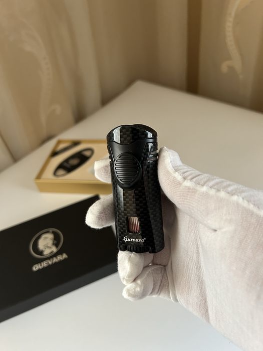 Guevara подаръчен комплект за пури – запалка и резачка