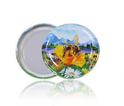 Капачки туйст оф с дизайн  за мед